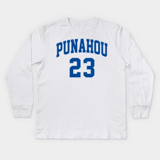 Basket Barack 23 Obama Punahou Kids Long Sleeve T-Shirt